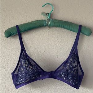 Savage x Fenty sparkle lace bralette